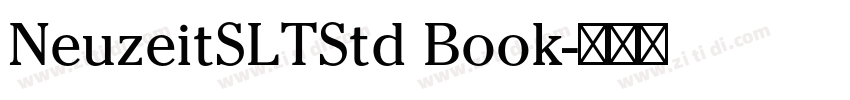 NeuzeitSLTStd Book字体转换